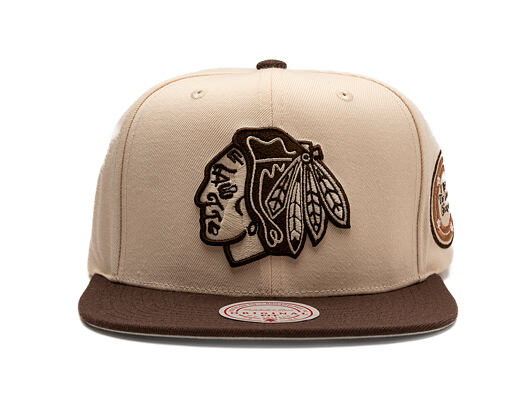 Kšiltovka Mitchell & Ness - NHL Fashion Basic 2T - Chicago Blackhawks - Cream