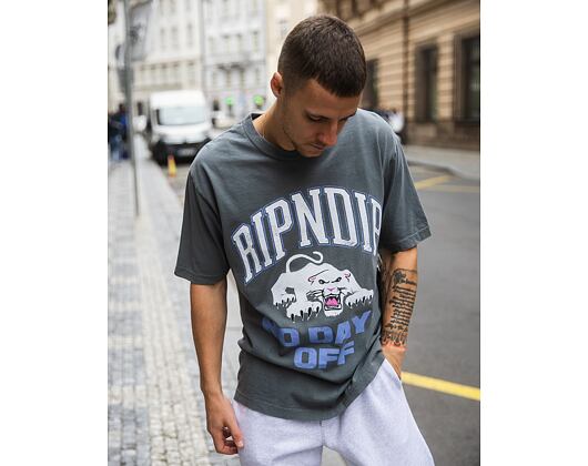 Triko Rip N Dip - White Panther Tee - Charcoal