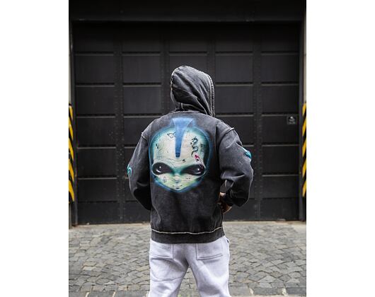 Mikina Rip N Dip - Squabble Up Hoodie - Black Vintage Wash