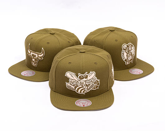 Cap Mitchell & Ness - NBA Fashion Basic Snapback Hwc - Charlotte Hornets - Olive