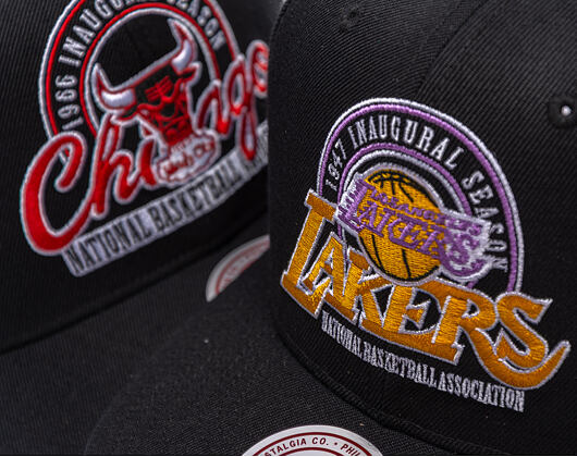 Cap Mitchell & Ness - NBA Inaugural Team Pro Crown - Los Angeles Lakers - Black
