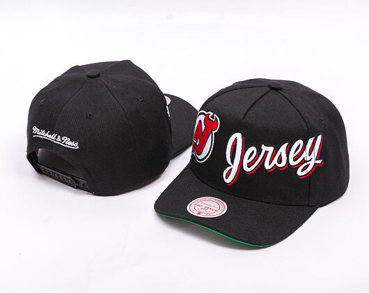 Kšiltovka Mitchell & Ness - NHL Busted Pro - New Jersey Devils - Black