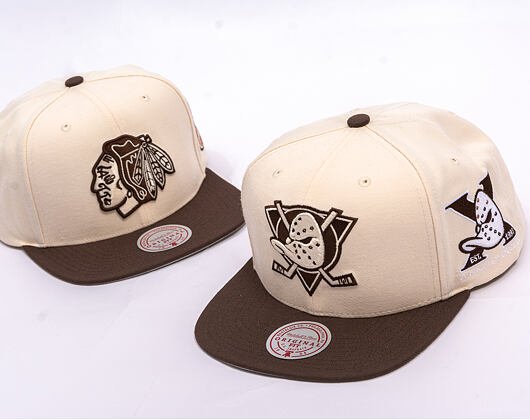 Kšiltovka Mitchell & Ness - NHL Fashion Basic 2T - Anaheim Ducks - Cream