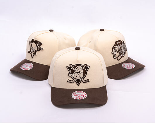 Kšiltovka Mitchell & Ness - NHL Fashion Basic 2T Pro Vntg - Anaheim Ducks - Cream