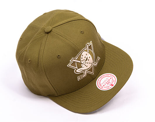 Cap Mitchell & Ness - NHL Fashion Basic Snapback Vntg - Anaheim Ducks - Olive