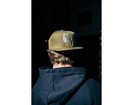 Cap Mitchell & Ness - NBA Fashion Basic Snapback - Boston Celtics - Olive