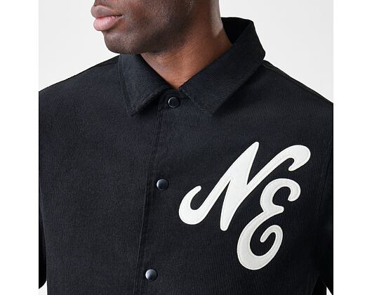 Jacket New Era - Branded Cord Coach Jacket - Black
