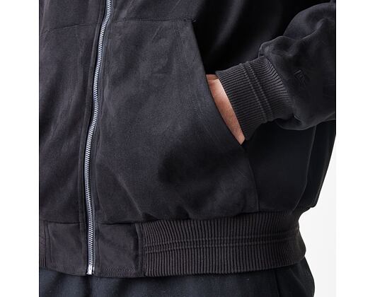 Jacket New Era - NBA Suede Hooded Jacket - LA LAkers - Black