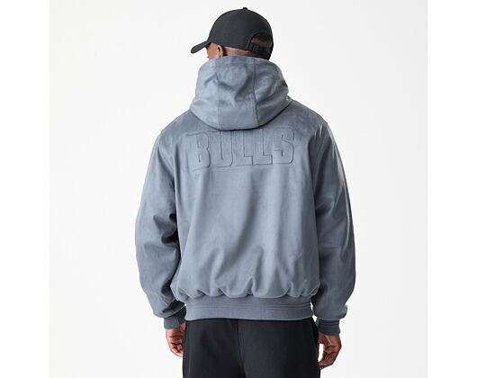 Jacket New Era - NBA Suede Hooded Jacket - Chicago Bulls - Grape