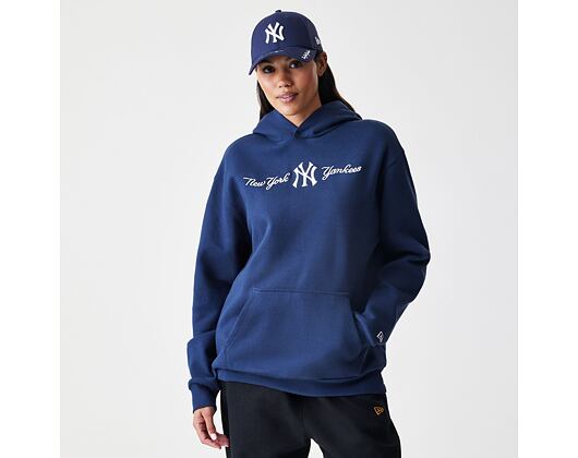 Sweatshirt New Era - MLB Graphic Oversized Hoody - NY Yankees - Navy