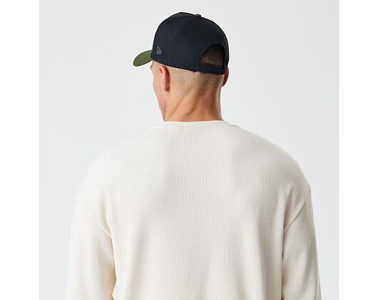 Tee New Era - Branded Longsleeve Waffle Tee - Cream