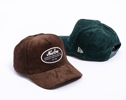Cap New Era - Branded Patch Cord 9FORTY A-Frame - Brown