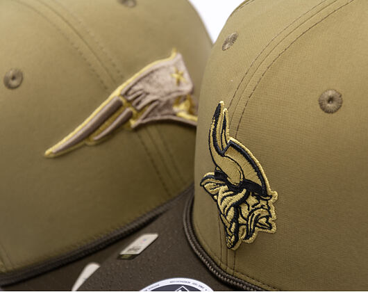 Cap New Era - NFL25 "Salute to Service" - 9SEVENTY Stretch-Snap - Minnesota Vikings 