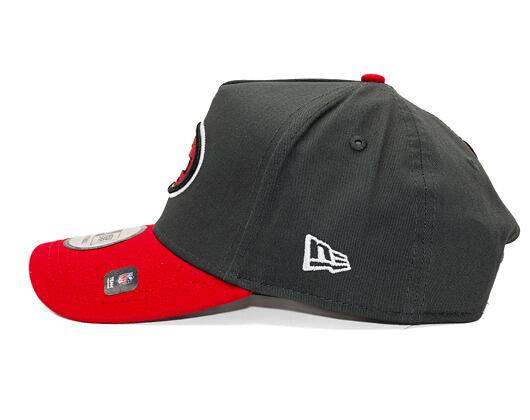 Cap New Era - NFL Charcoal Drop 9FORTY A-Frame - San Francisco 49Ers - Steel Clouds / Scarlet