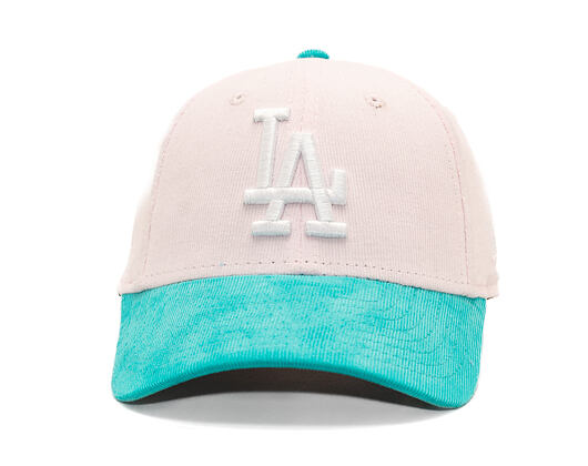Kids Cap New Era - MLB Kids Cord 9FORTY - LA Dodgers - Light Pink / Mint