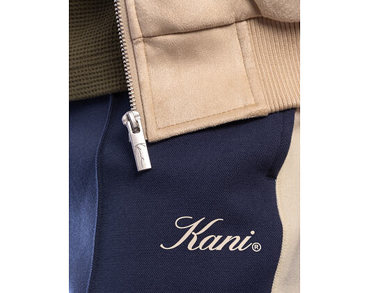 Jacket Karl Kani - Legacy Faux Suede Bowling Jacket - Beige
