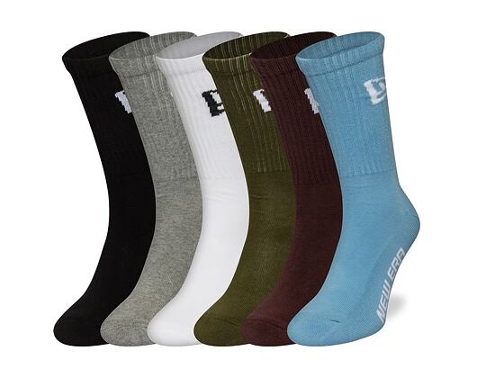 Socks New Era - Flag Crew Socks 6pk - Multi Color