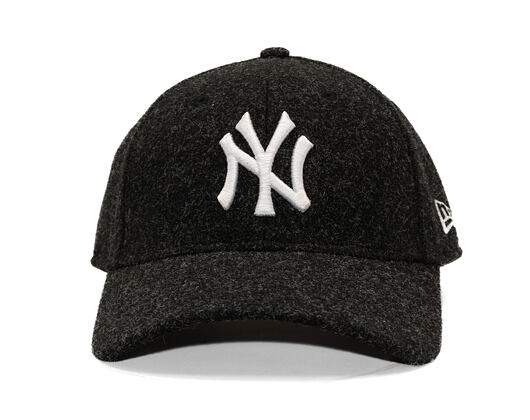 Cap New Era - MLB Melton Wool 9FORTY - NY Yankees - Black / White