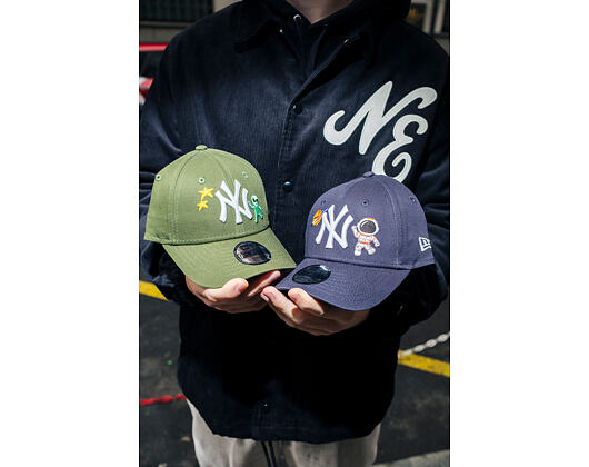 Kids Cap New Era - MLB Kids Space Icon 9FORTY - NY Yankees - Rifle Green