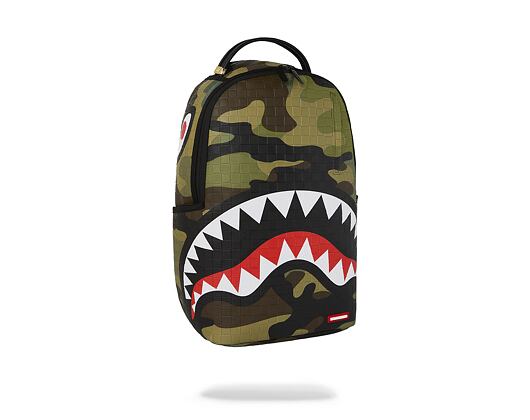 Sprayground Woodland Camo Check Backpack