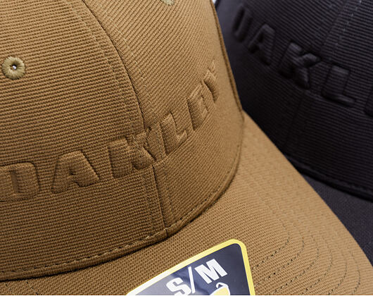 Oakley Cap - Bark Embossed Hat - Army Green