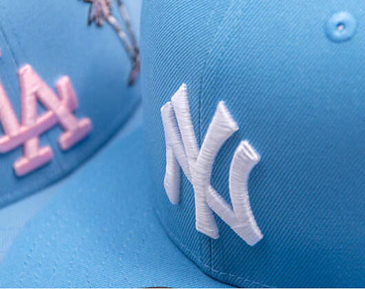 New Era - MLB 1999 WS 59FIFTY - NY Yankees - Sky Blue / Pink UV