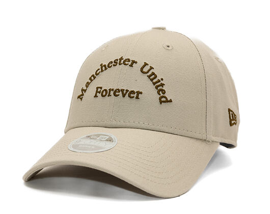 Womens Cap New Era -  Wordmark 9FORTY - Manchester United FC - Chestnut Brown