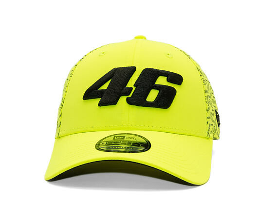 Cap New Era - Valentino Rossi VR46 All Over Print 9FORTY - VR46 - Yellow