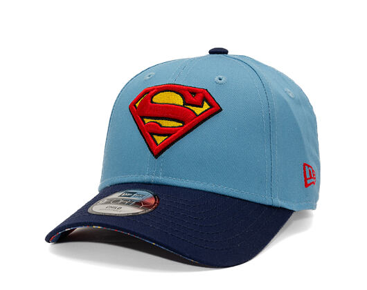 Kids Cap New Era - Warner Bros DC Universe 9FORTY - Superman - Sky Blue