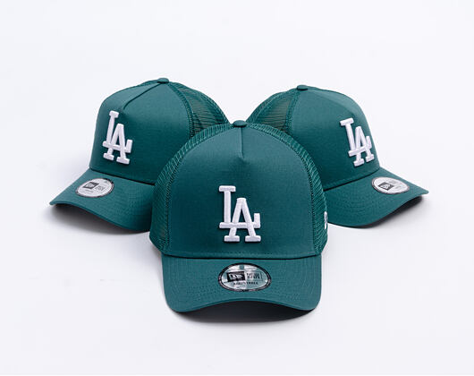 Kids Cap New Era - MLB Essential 9FORTY Trucker - LA Dodgers - Pine Green