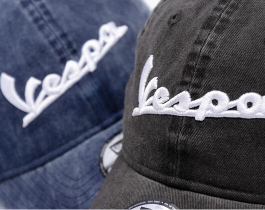 Cap New Era - Piagio Washed 9TWENTY - Vespa - Black