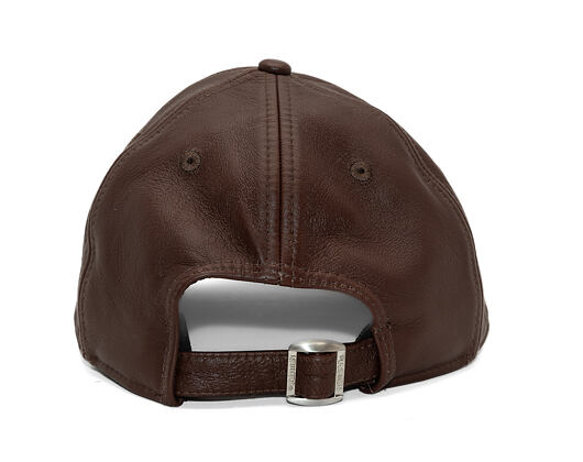 Cap New Era - MLB IMAGE DROP - Leather 9FORTY M-CROWN - NY Yankees - Brown