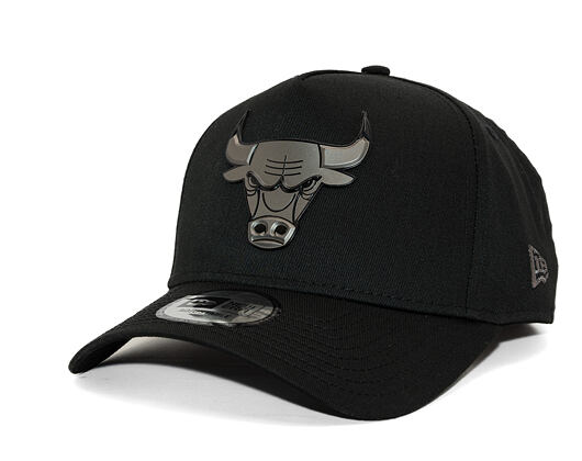 Cap New Era - NBA Metallic 9FORTY A-Frame - Chicago Bulls - Black