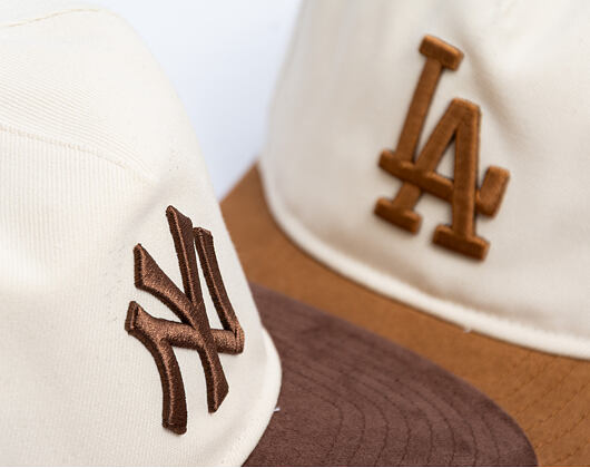 Cap New Era - MLB Suede Visor 9FIFTY A-Frame - NY Yankees - Cream