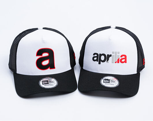 Cap New Era - Piagio Wordmark 9FORTY Trucker - Aprilia - Black