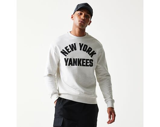 Sweatshirt New Era - MLB Graphic Oversized Crewneck - NY Yankees - Heather Grey