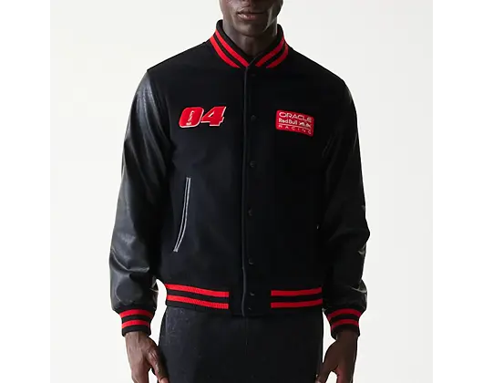 Jacket New Era - F1 Varsity Jacket - Red Bull F1 - Black