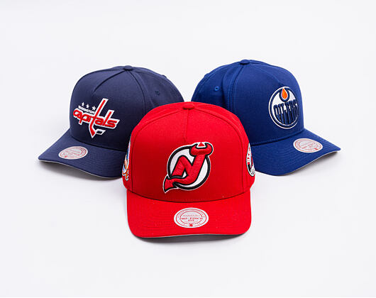 Mitchell & Ness - New Jersey Devils - Double Clutch Pro Snapback - Red