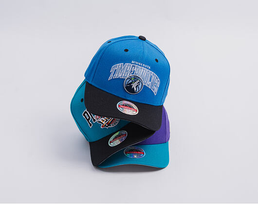 Cap Mitchell & Ness - NBA Team Arch Snapback - Minnesota Timberwolves - Blue / Black