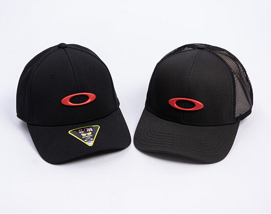 Oakley - Tincan Cap - Pitch Black/Flame Red