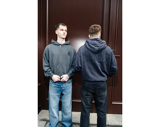 Sweatshirt New Era - MLB Washed Full Zip Hoody - NY Yankees - Black