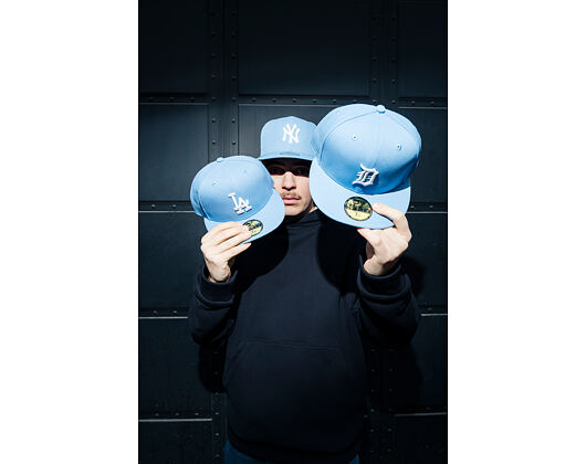 New Era - MLB Seasonal 59FIFTY - LA Dodgers - Sky Blue / Pink UV