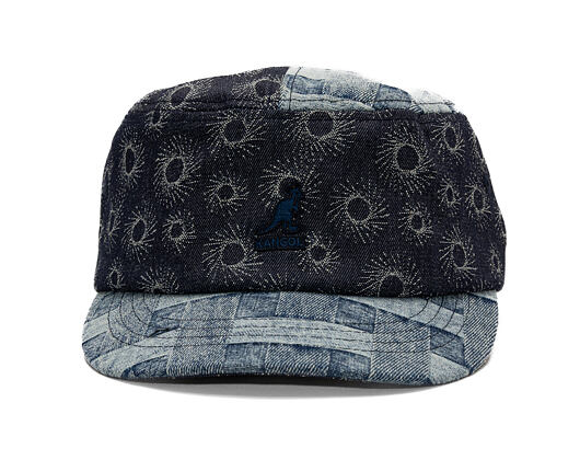Cap Kangol - TRENDS PACK - Denim Mashup Army Cap - Blue Picnic