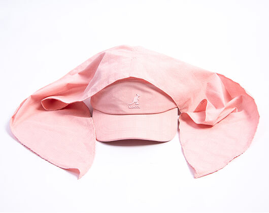 Cap Kangol - TRENDS PACK - Seersucker Drape 5-Panel - Pink