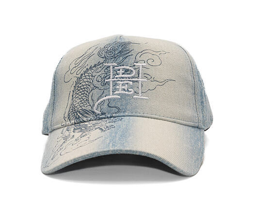 Cap Ed Hardy - Crawling Dragon Wash Denim 5 Panel Cap - Bleach