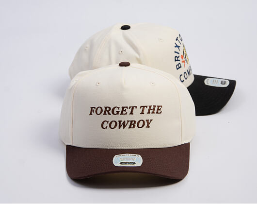 Cap Brixton - Forget the Cowboy MP Snapback - Chocolate/Off White