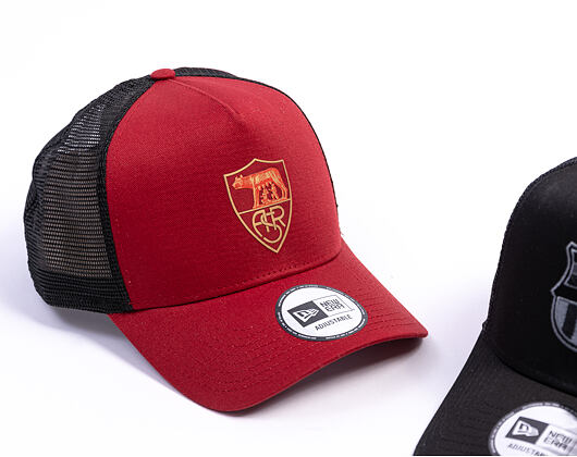 Cap New Era -  Tonal 9FORTY Trucker - AS Roma - Pinot Red