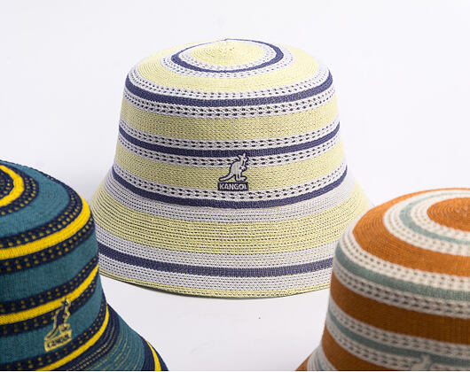 Bucket Hat Kangol - Tropic Resort Stripe Lahinch - Butter Chiffon Multi