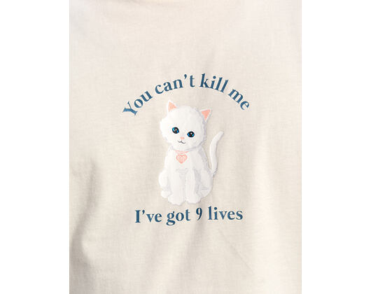 Tee 9 Lives Tee (Bone)