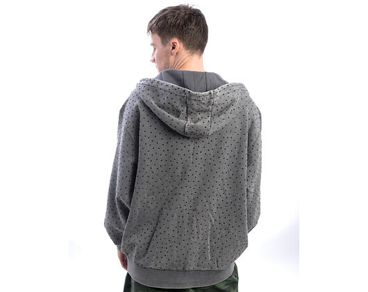 Sweatshirt Ripngems Zip Up Hoodie (Charcoal Wash)